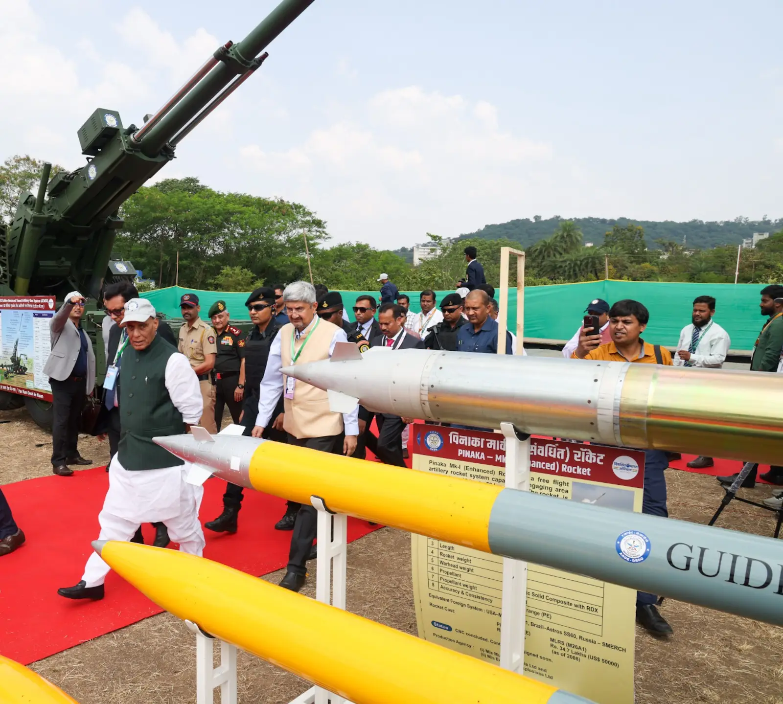 Raksha Mantri Rajnath Singh leading Defence Consultative Committee visit to DRDO ARDE Pune