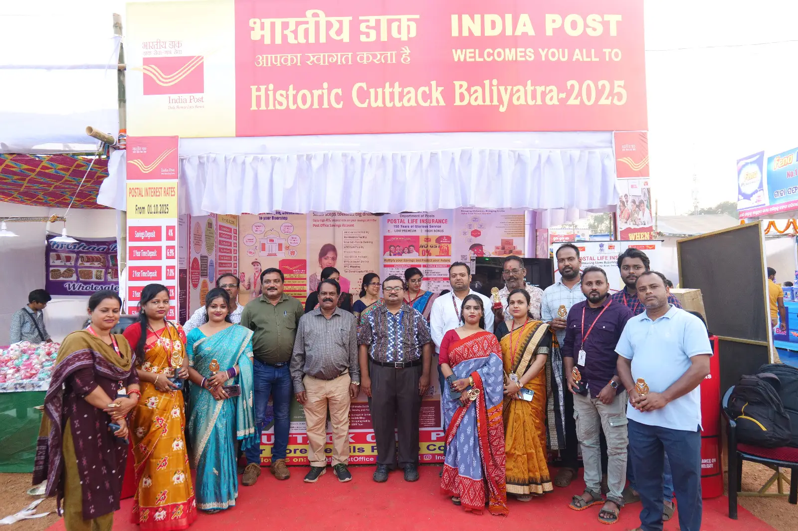Cuttack City Postal Division inaugurates departmental stall at Bali Yatra 2025