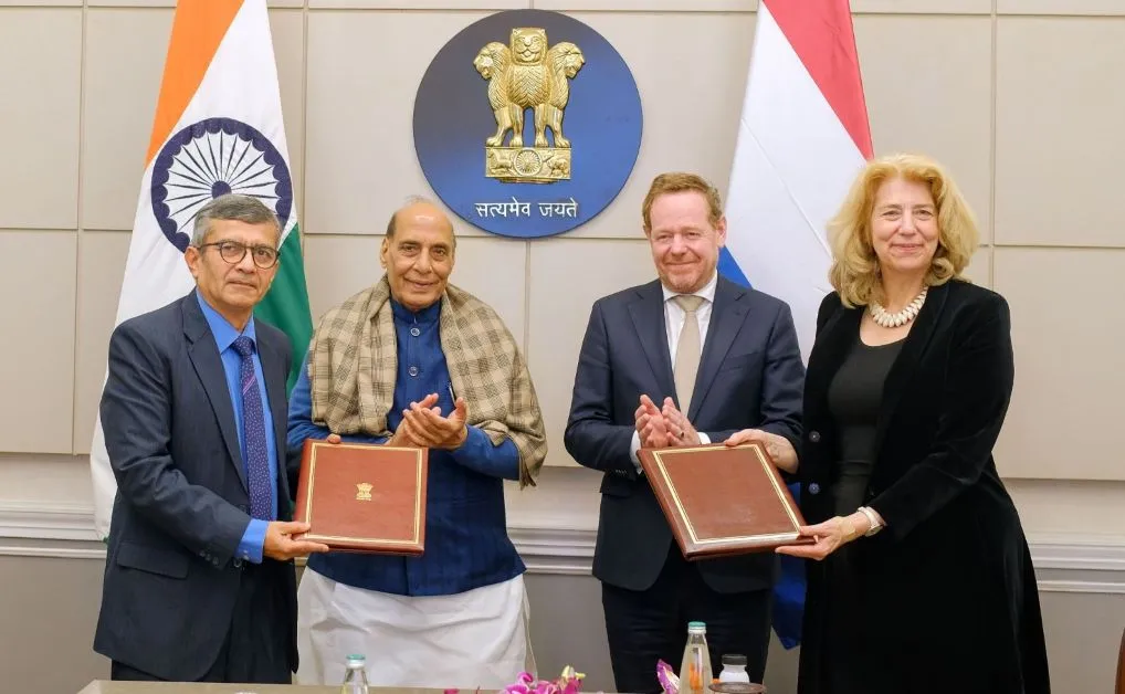 India-Netherlands Strengthen Defence Cooperation with LoI Signing